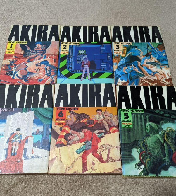 AKIRA Vol.1-6 Complete Full Set Manga Comics Katsuhiko Otomo