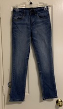 Lucky Brand Jeans Authentic Skinny Blue Girl  s Size 12 Youth Medium Wash Denim