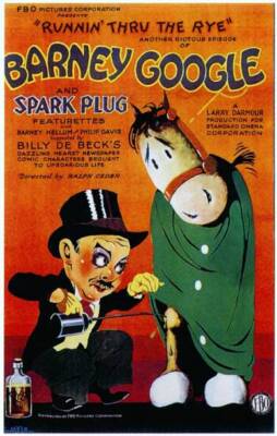 Runnin Through The Rye Poster Left Barney Hellum 1929 Old Movie Photo
