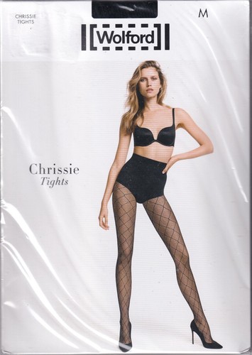 Collants Résille WOLFORD MADELINE Noir - Taille XS, Neufs Avec étiquettes (Autriche)