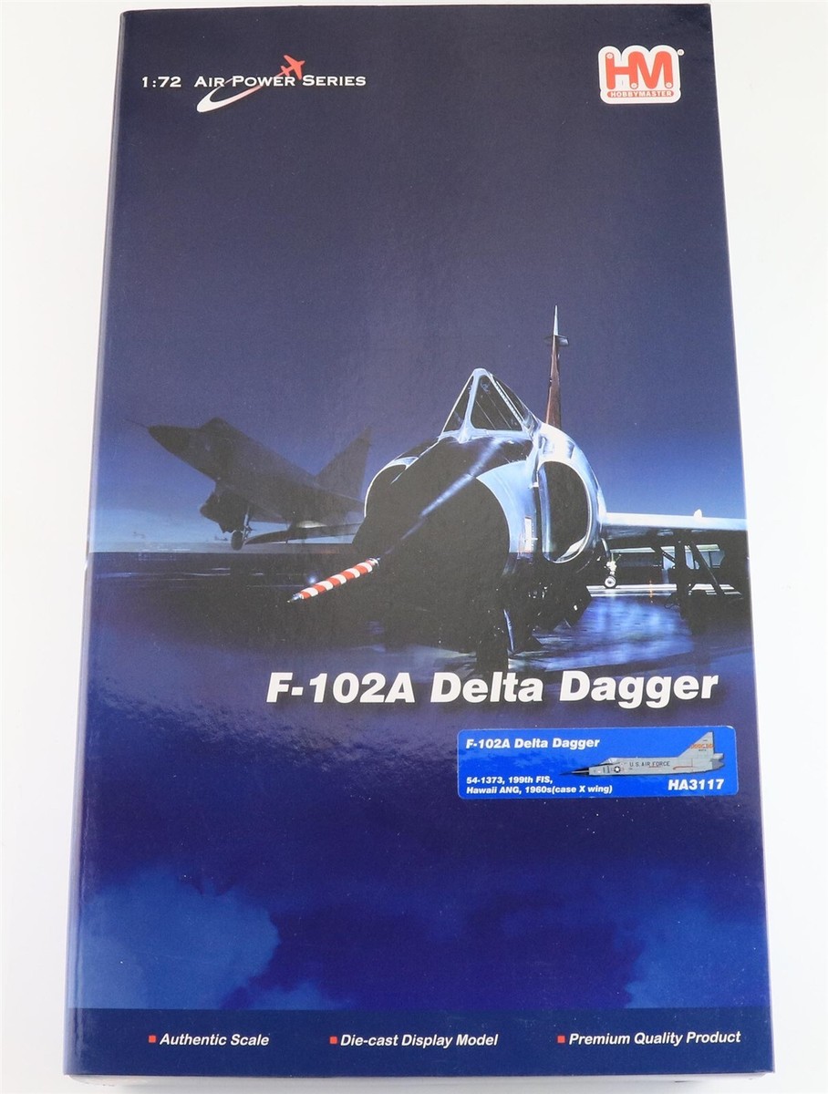 Hobby Master ホビーマスター　F-102A Delta Dagger F-102A Delta Dagger 1:72 Diecast Model - Hobby Master HM