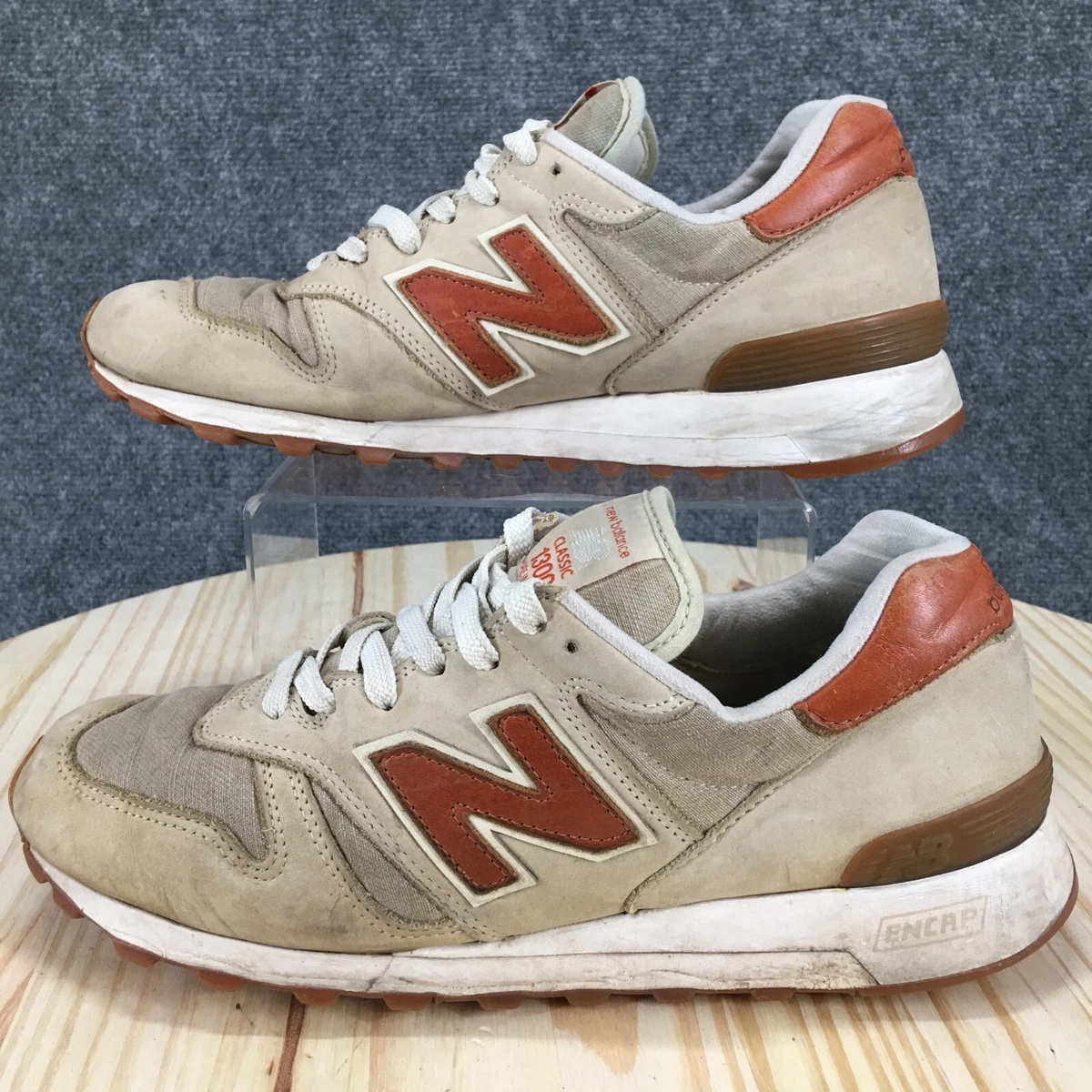 New Balance Shoes Mens 10 Classic 1300 Walking Sneakers Lace Up M1300DSP  Beige