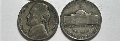 One (1) 1942-1945 Jefferson War Nickel - 35% Silver (Avg Circ) | eBay