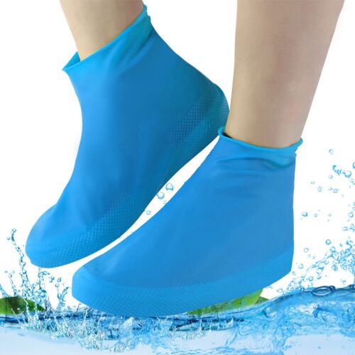 Housses de chaussures imperméables pour jours de pluie matériau silicone antid - Photo 1/30