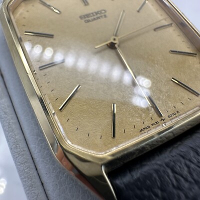 Vintage seiko tank セイコー クォーツ タンク 腕時計 Seiko tank セイコー タンク ヴィンテージ 7430-5200 - メルカリ