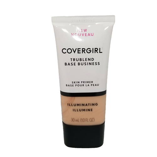 COVERGIRL Trublend Base Business Face Primer, (400) Illuminating, 1.0