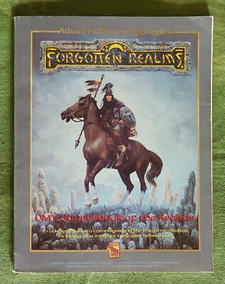 DM's Sourcebook of the Realms: Forgotten Realms Campaign D&D 1st Ed, 1987 Good