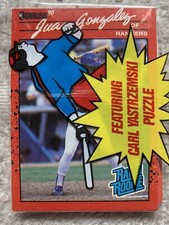 1990 Donruss Juan Gonzalez ROOKIE #33 Texas Rangers Baseball card RAK PAK Rack