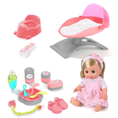 Baby Doll Toy Sets with Accessories Feeding Bedtime with Sound and Hair and  more UK
