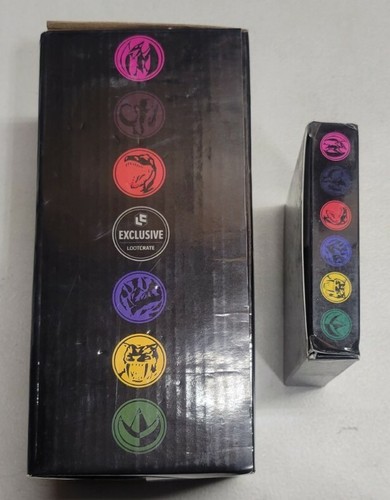 Loot Crate Lootcrate DX Power Rangers Zordon Highball Glass & Coasters!! - Picture 4 of 5