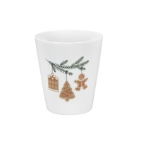 "Krasilnikoff - Happy Mug \"Gingerbread X 3\" HM1321 Becher Porzellan Weihnachten"