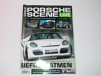 PORSCHE SCENE LIVE Ausgabe 1 / 2012 mit 3,2 Carrera SPEEDSTER