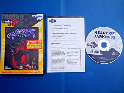 Heart Of Darkness – Édition Collector PC (FR) – Bon état, Jeu Culte Avec Boîte Et Livret