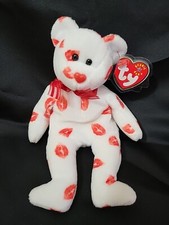 Smooch Ty Beanie Baby Feb. 14, 2000 Retired Mint Cond.