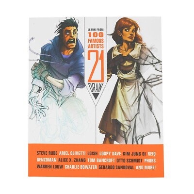 Learn From 100 Famous Artists 21 Draw 250 page Book Anime Become A Better Artist