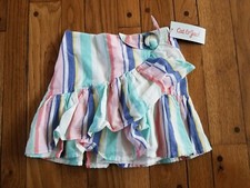 Cat Jack 6X striped girls skirt.