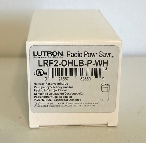 Radio Powr Savr Hall Sensore passivo di occupazione/vacanza infrarossi LRF2-OHLB-P-WH - Foto 5 di 5