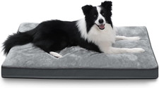 Dog Crate Bed Waterproof Deluxe Plush Dog Beds with Removable Washable Cover Ant