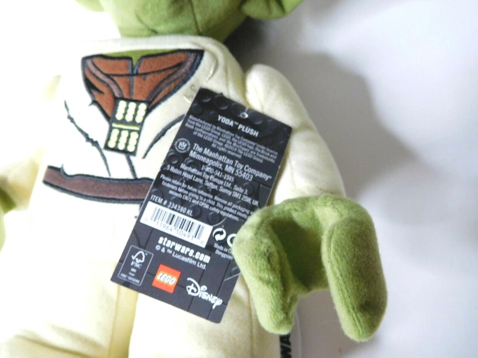 LEGO Star Wars 11" pulgadas Master Yoda Peluche Personaje Coleccionable Lego Manos Nuevo con Etiquetas Foto 3 de 4