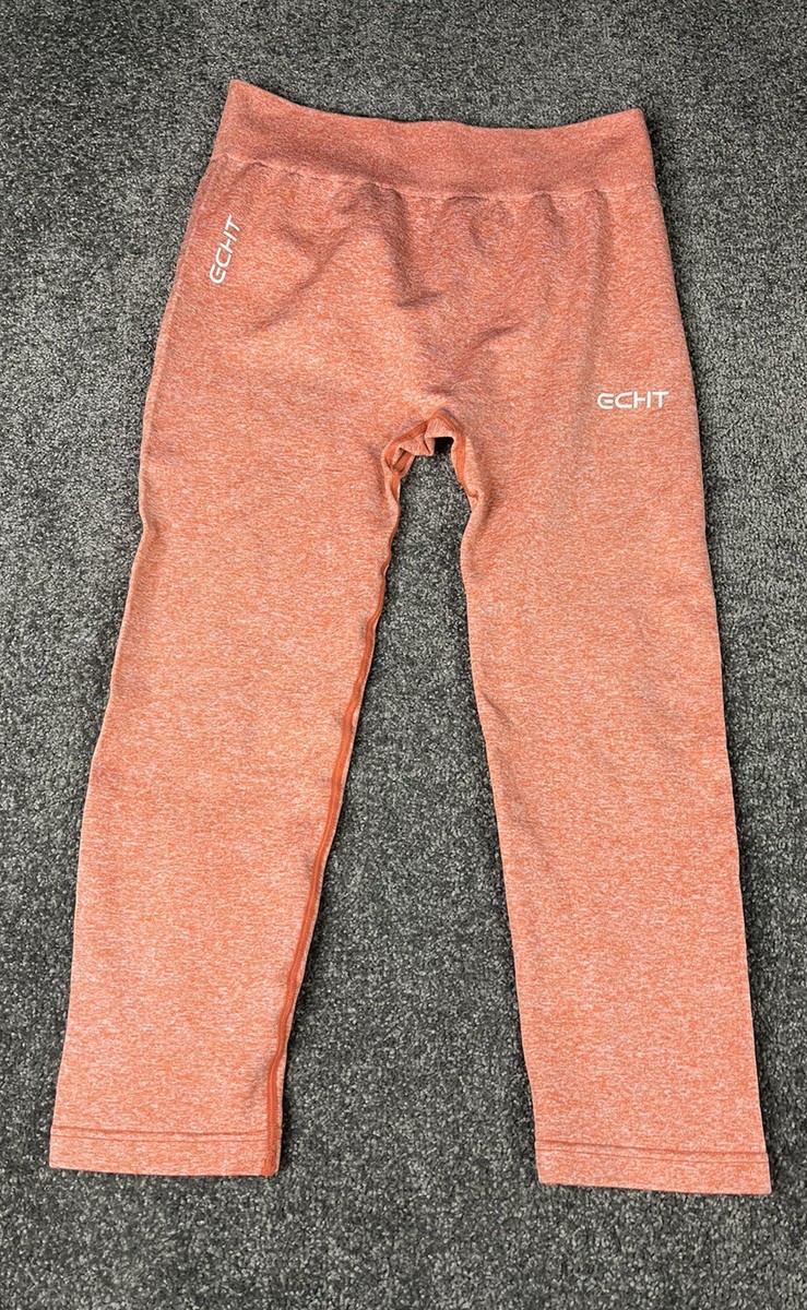 ECHT Seamless Leggings Womens Pink Medium Athletic High Waist Yoga - Main Image