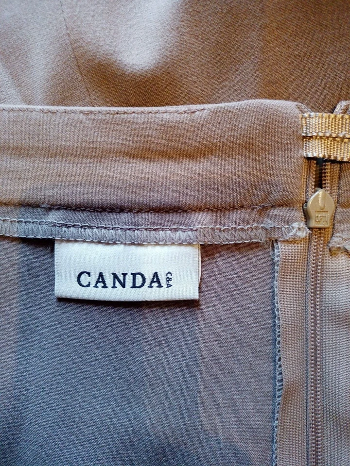 CANDA, Rock, braun, Gr. 52, leicht schwingend, Zierschnalle, NEU! - Bild 4 von 4