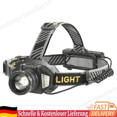 LED Induction Headlamp Motion Sensor Powerful Headlight Torch for Hiking Fishing