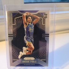 Jordan Poole Prizm Rookie Card RC Panini Golden State Warriors
