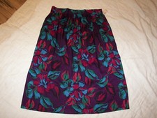 Women's Vintage Sag Harbor Rayon Skirt - Size 15/16 - New w/Tags