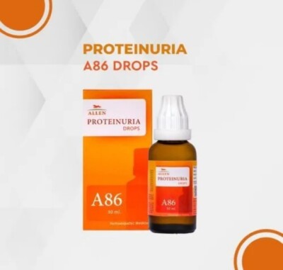 Allen A86 Proteinuria Drops (30ML) Excessive Protein in Urine, Swelling of Body