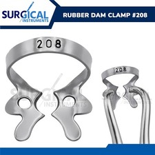 Endodontic Rubber Dam Clamps 208 Stainless Steel German Grade