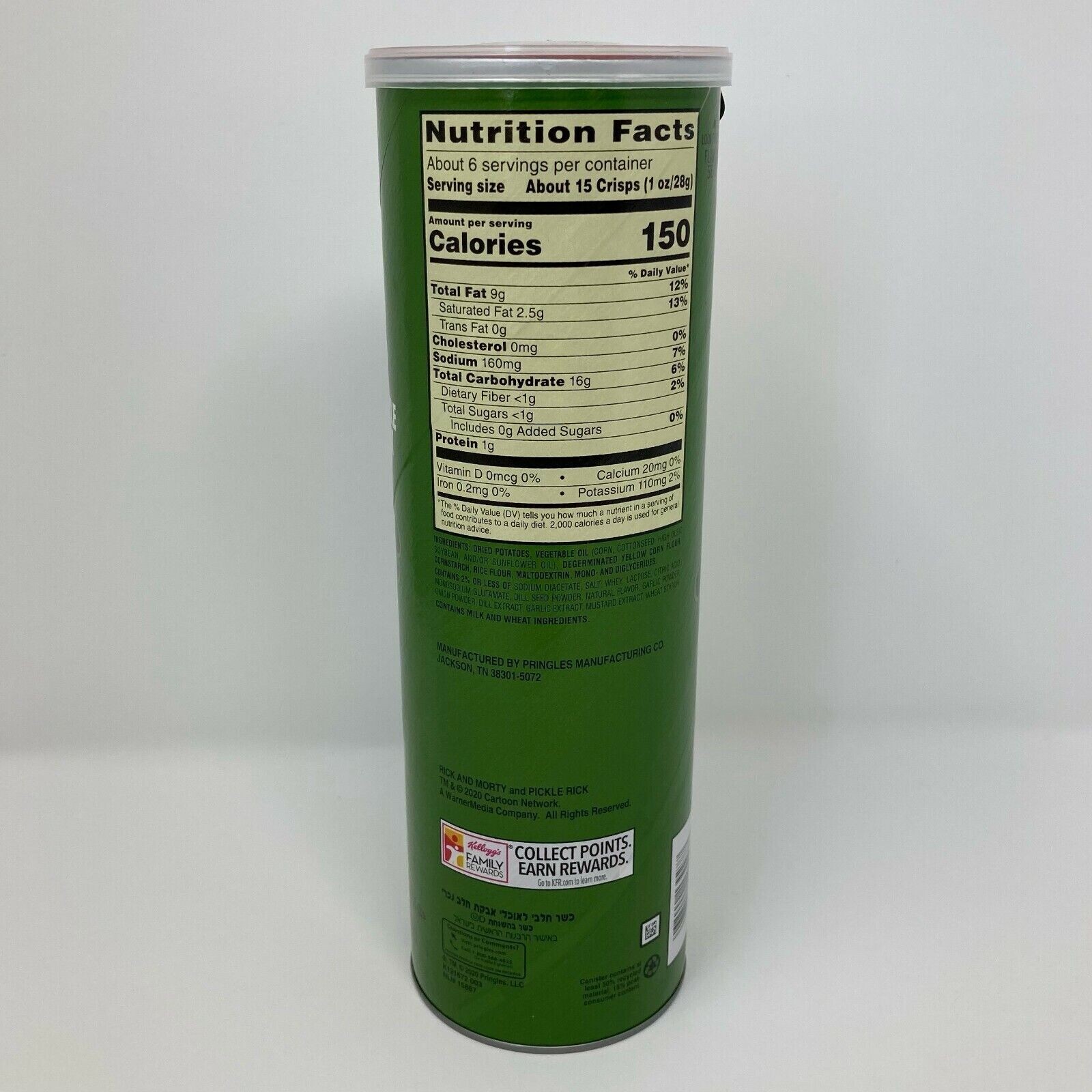 Pickle Rick Rick and Morty Limited Edition Pringles (Sealed but past