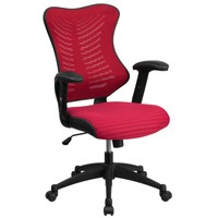 Flash Furniture Burgundy Mesh Executive Swivel Office Chair Bl-zp-806-by-gg on sale Flash Furniture Burgundy Mesh Executive Swivel Office Chair Bl-zp-806-by-gg on sale