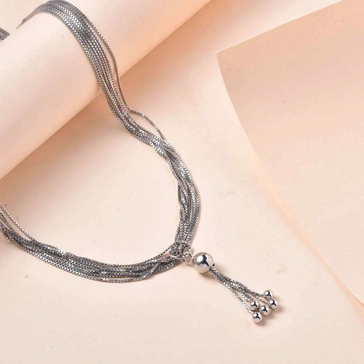 925 clearance platinum chain