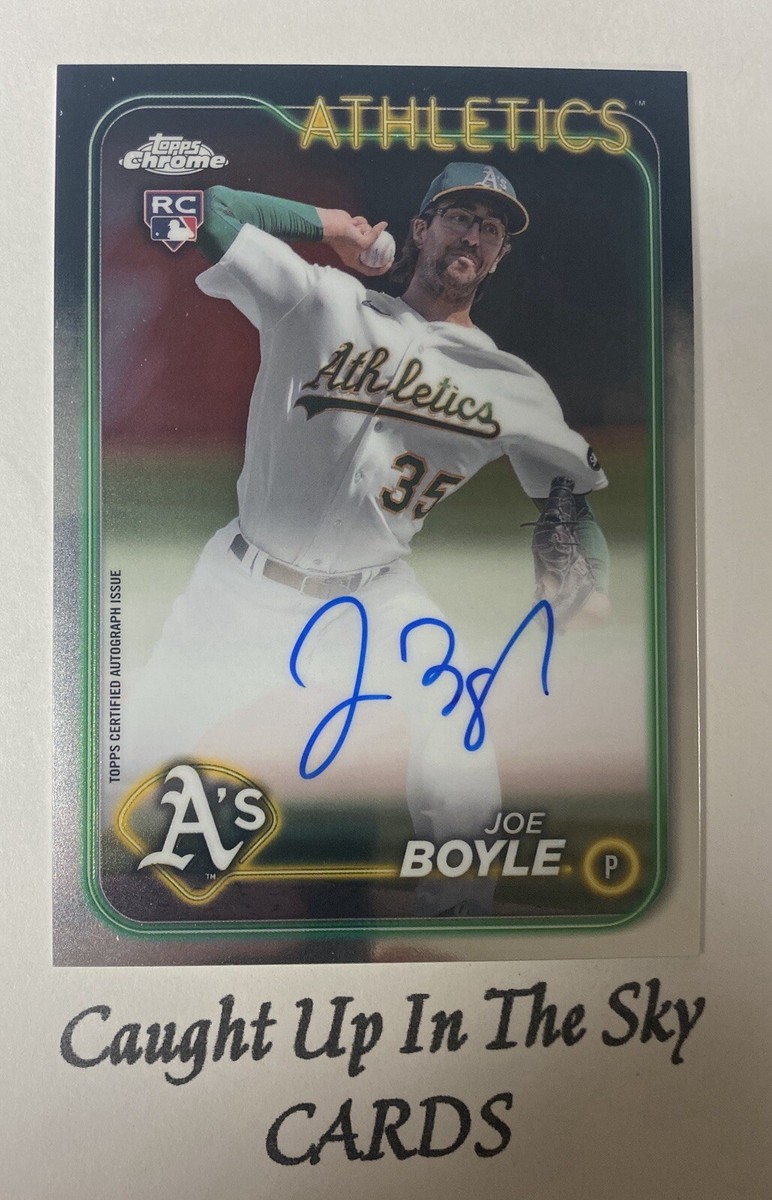 2024 Topps Chrome Update Joe Boyle RC On Card Auto Athletics 2024 Topps Chrome Update Joe Boyle RC On Card Auto Athletics