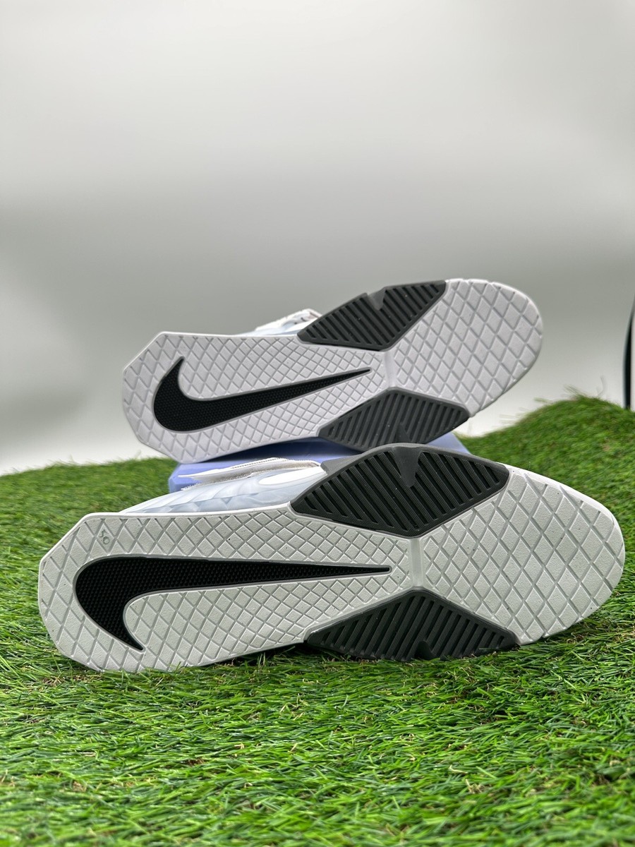 Nike Savaleos White Black Weightlifting Gym Men's Shoes Sz 10