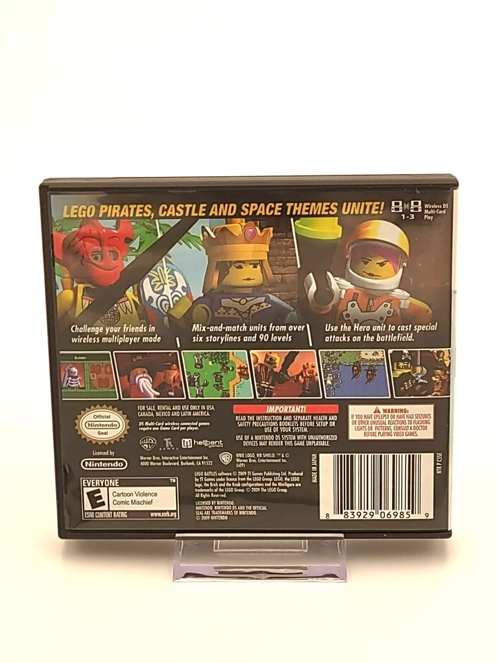 LEGO Battles by Warner Bros. for Nintendo DS CIB complete manual included (2009) - Image 2 of 4