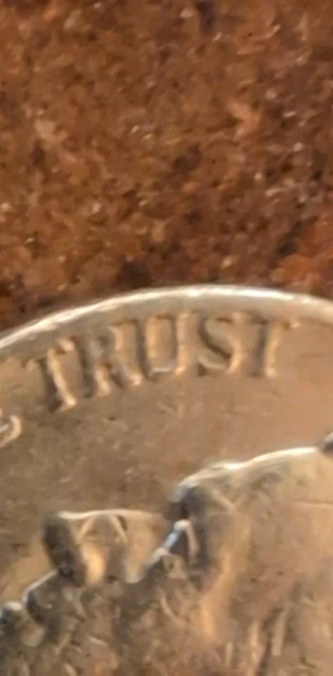 1980 D Nickle Error Coin, Filled Mint, Missaligned, Die Cud - Image 3 of 4