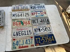Mixed State License Plate Plates Lot # 4 Of 10 Rustic