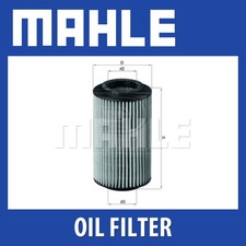 MAHLE Oil Filter OX153/7D2 OX 153/7D2 Quality Genuine Part with OE Matching Fit