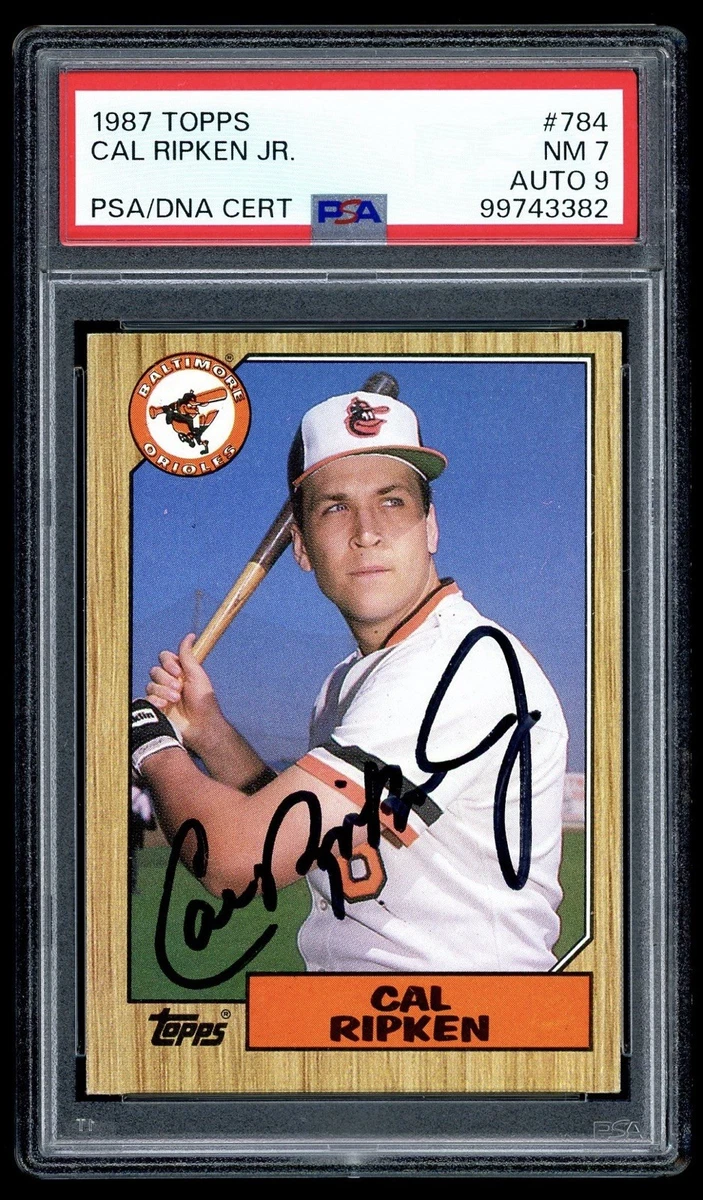 Topps Baseball Cal Ripken, Jr. Autographed Sports Trading Cards