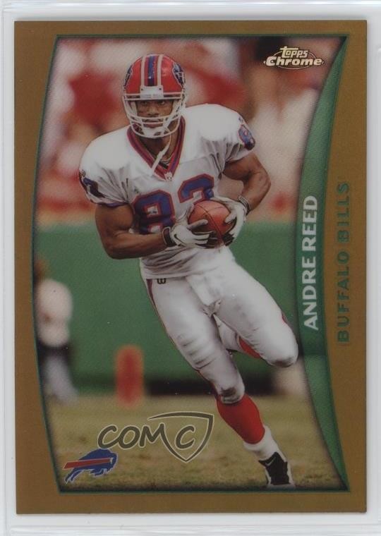 1998 Topps Chrome Refractor Andre Reed #91 HOF 12xq