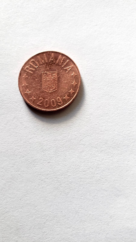 ROMANIA KM192 2009 5 bani 256