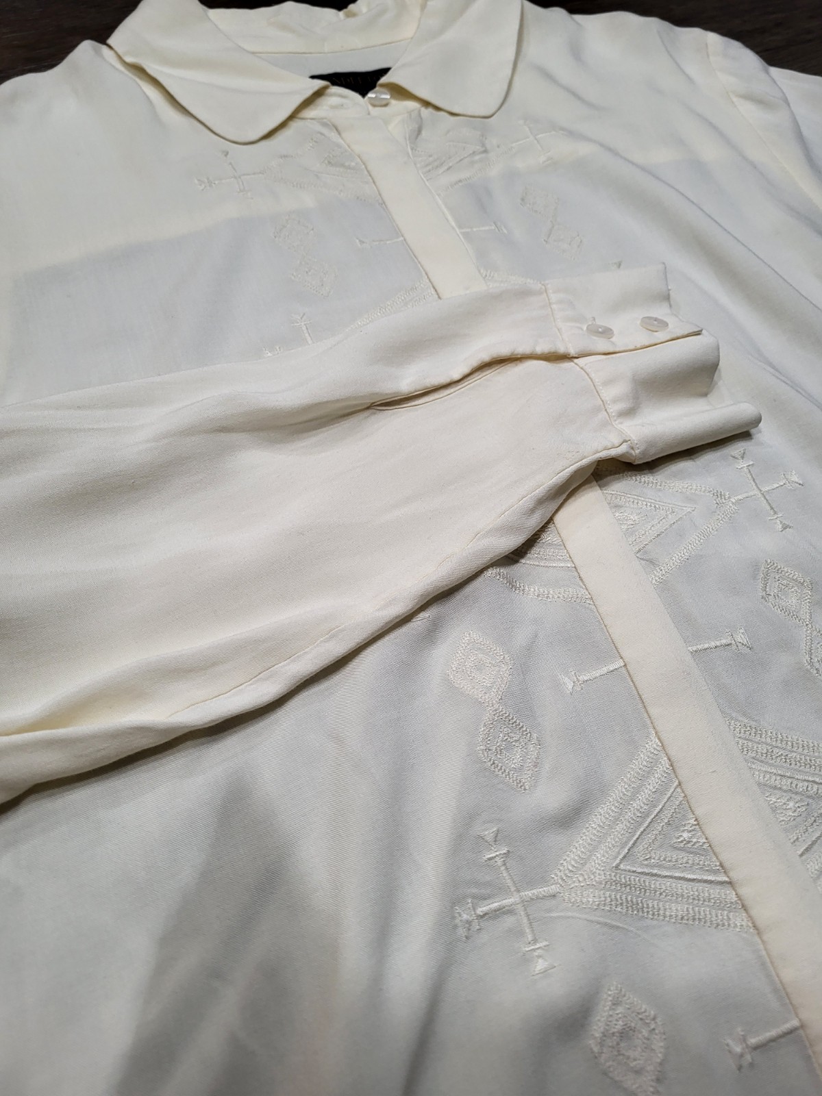 Pendleton Blouse Women’s Rayon Large Button Down … - image 2