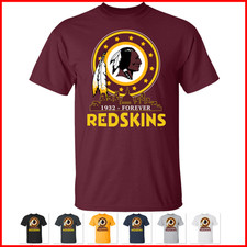 Men's Washington REDSKINS Football Maroon Tee Shirt Redskins T-Shirt