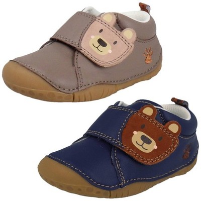 Startrite Jungen Lauflernschuhe aus weichem Leder Bär-Design Bear Hug