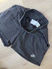 Vintage Nike Shorts 90s Black cotton Medium 5" Inseam Drawstring