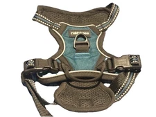 Robbiese Dog Harness XS Teal Blue Adjustable Reflective No Pull Vest