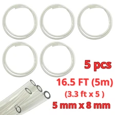 16.5 Ft 3/16" x 5/16  Fuel Line Hose Petrol Tubing Chainsaw Weedeater 2 Cycle