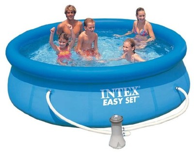 Intex Easy Set Swimming Pool Set 305x76cm Planschbecken mit Pumpe 3853 Liter