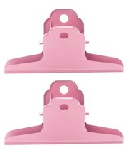 2PCS Extra Large Binder Clips Metal Bulldog Clips Large Paper Clamps Holder C...